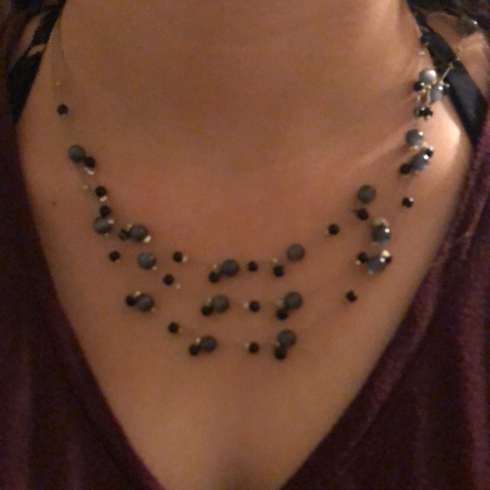 Black and grey necklace